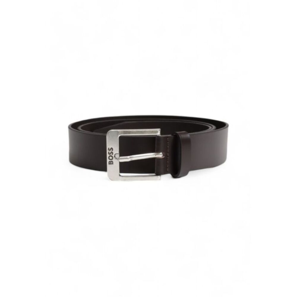 Boss Leather Belt Brown 50410382 Men Belts